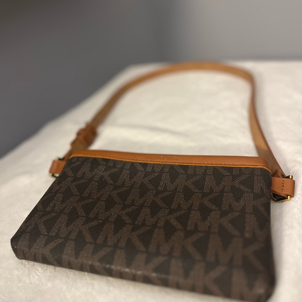 Michael Kors MK Logo Adjustable Waist Belt Bag